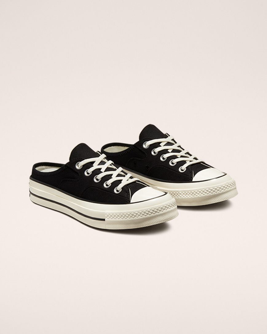 Zapatillas Bajas Converse Chuck 70 Mule Mujer Negras | PE E7L54P